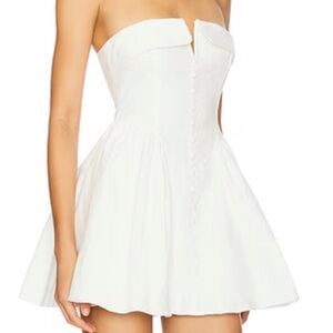 Revolve More to Come Paola Mini Dress in White